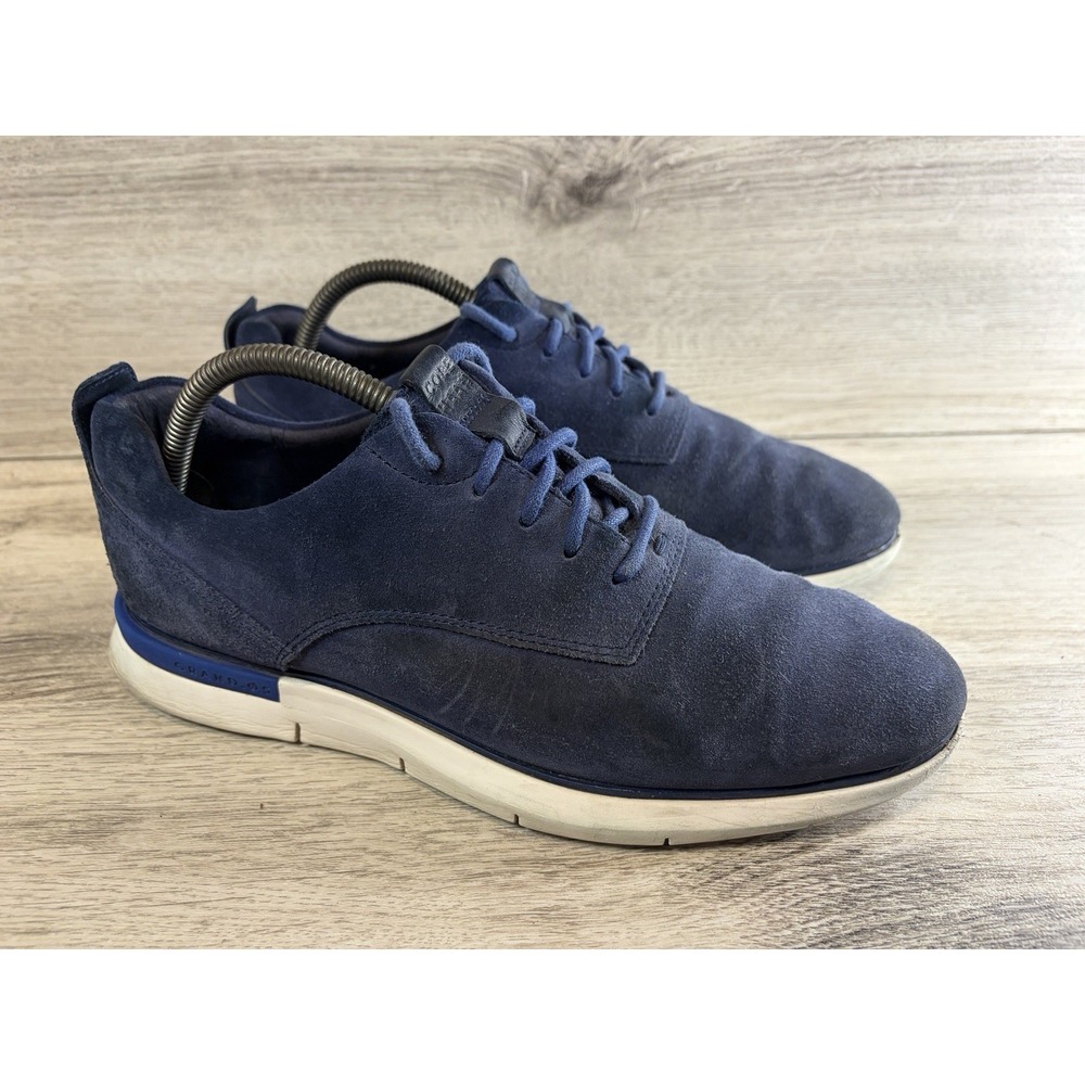 Cole Haan Shoes Men Size 7.5 Grand Horizon II Blue Navy Casual Oxford Sneakers